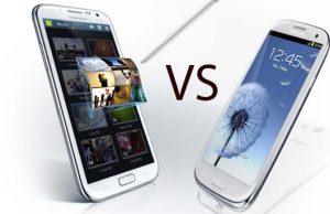 Samsung galaxy s3 vs Note 2