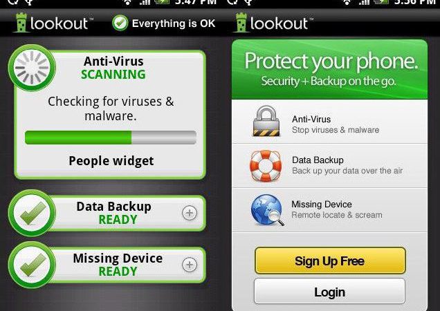 Lookout Mobile Security App