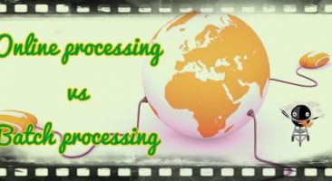 Online processing system vs batch processing system