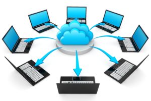 Distributed data processing diagram