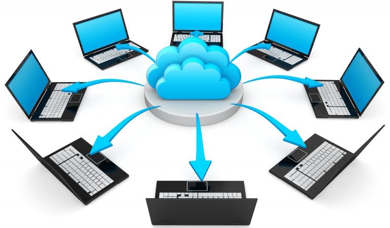 Distributed data processing diagram