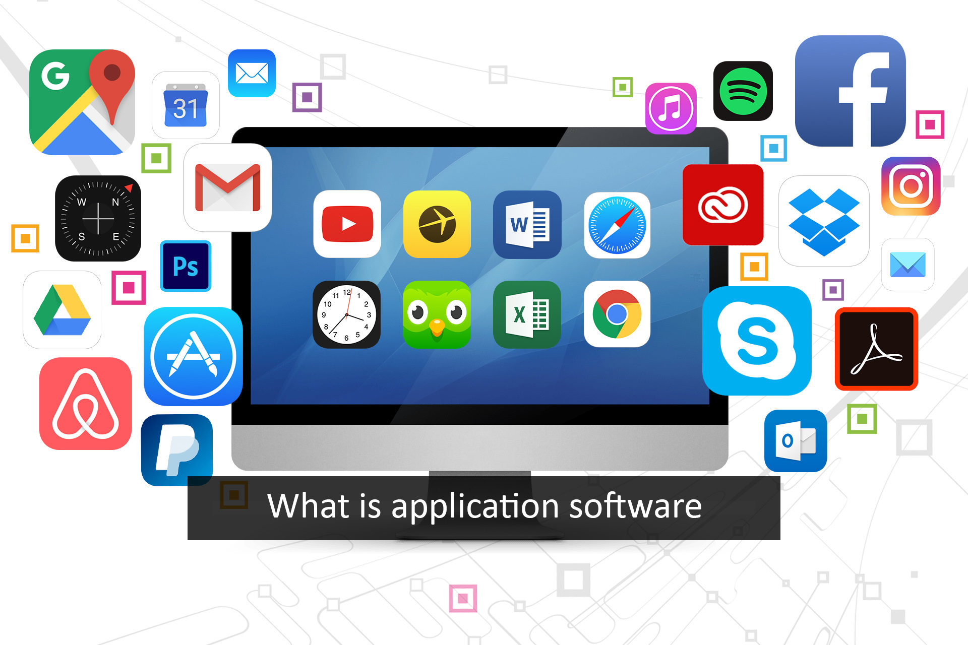 presentation of application software